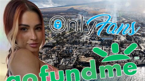 lavaxgrl|GoFundMe stops nudes fundraiser to help Maui wildfire victims